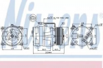 Компрессор кондиционера NISSENS 27137