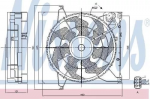Вентилятор радиатора NISSENS 34437