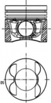 Поршень двигателя KOLBENSCHMIDT 143082