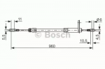 Трос ручника BOSCH