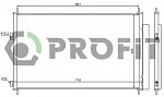 Радиатор кондиционера PROFIT 200423