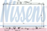 Радиатор охлаждения двигателя NISSENS 115595