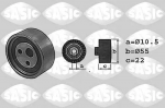 Натяжной ролик ГРМ SASIC 98513