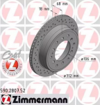 Тормозной диск ZIMMERMANN