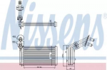 Радиатор отопителя печки NISSENS 30578