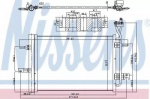 Радиатор кондиционера NISSENS 170498