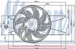 Вентилятор радиатора NISSENS 108957