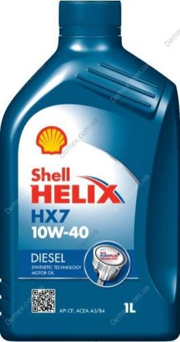 Моторное масло SHELL HELIX D HX7 10W40 1л