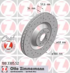 Тормозной диск ZIMMERMANN
