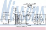 Компрессор кондиционера NISSENS 53512