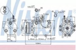 Компрессор кондиционера NISSENS 44994