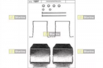 Ремкомплект тормозных колодок STARLINE