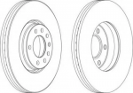 Тормозной диск FERODO