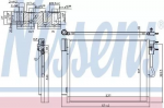 Радиатор кондиционера NISSENS 170507