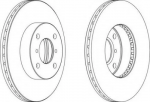 Тормозной диск FERODO