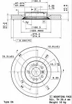 Тормозной диск BREMBO