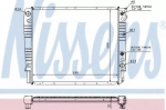 Радиатор охлаждения двигателя NISSENS 209116