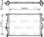 Радиатор охлаждения двигателя VALEO 111462